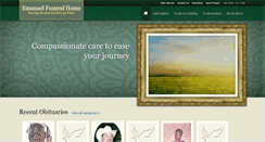 Desktop Screenshot of emanuelfuneralhome.com
